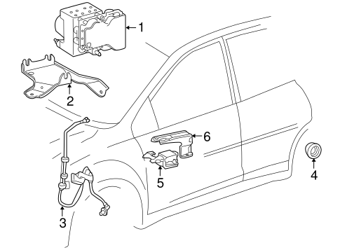 ELECTRICAL/ABS COMPONENTS for 2003 Toyota Corolla #1