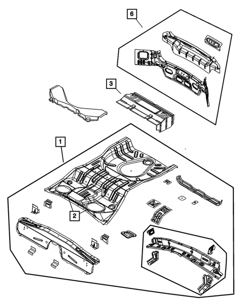 Floor Pans for 2011 Dodge Caliber #0
