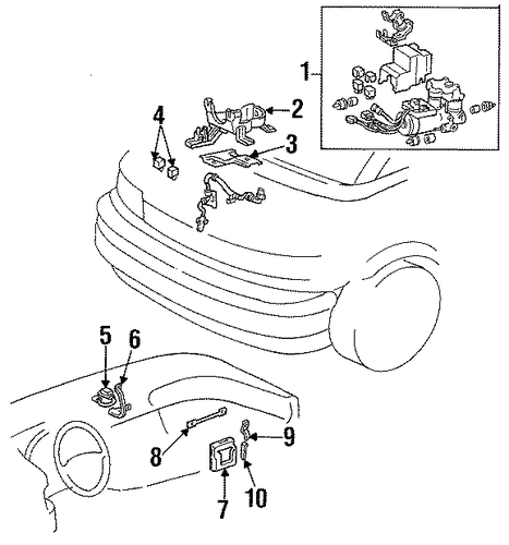 ELECTRICAL/ABS COMPONENTS for 1997 Toyota Previa #1