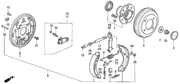 1990 Honda ACCORD COUPE EX BOLT, R. ADJUSTER - (43363SM4A02) 1990 Honda ACCORD COUPE EX BOLT, R. ADJUSTER - (43363SM4A02)