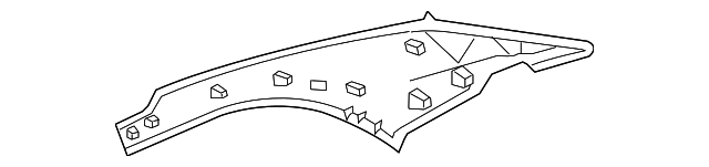 997-563-503-00-1UL Деталь SIDE TRIM, LEFT