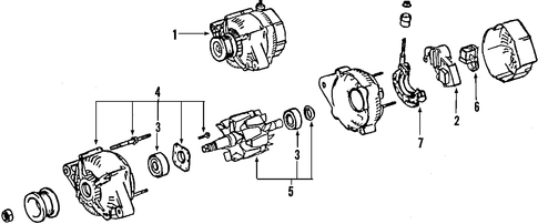 ELECTRICAL/ALTERNATOR for 2006 Toyota Matrix #2