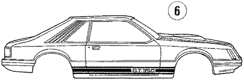 Mustang STRIPE TAPE 6