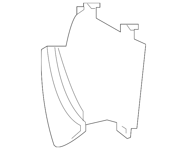 31353799 Деталь SIDE BAFFLE
