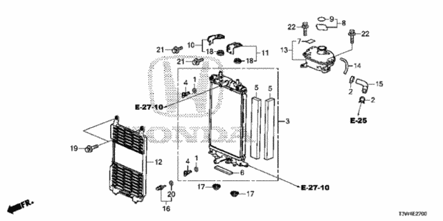 PCU Radiator (1) for 2015 Honda Accord #0