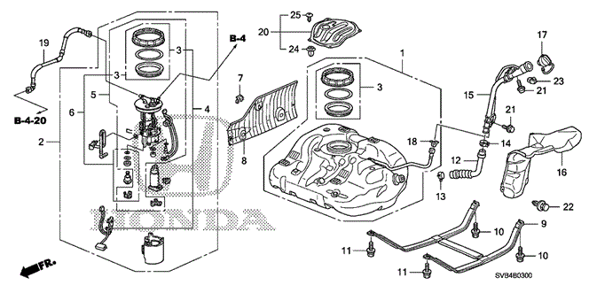 ELECTRICAL / EXHAUST / HEATER / FUEL/FUEL TANK (KA) (KC) for 2011 Honda CIVIC COUPE #1
