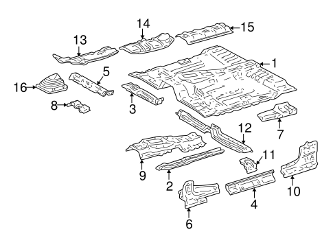 BODY/FLOOR - CAB for 2003 Toyota Tundra #1