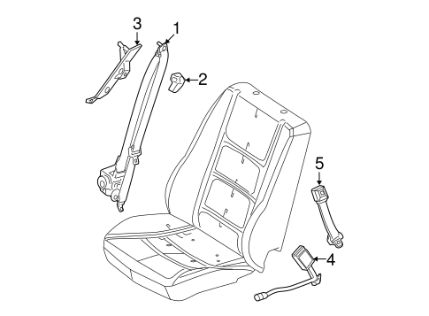 Milan FRONT SEAT BELTS