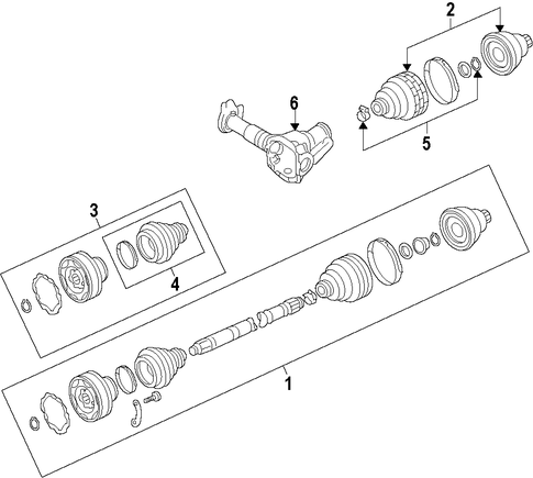 Macan AXLE SHAFTS & JOINTS