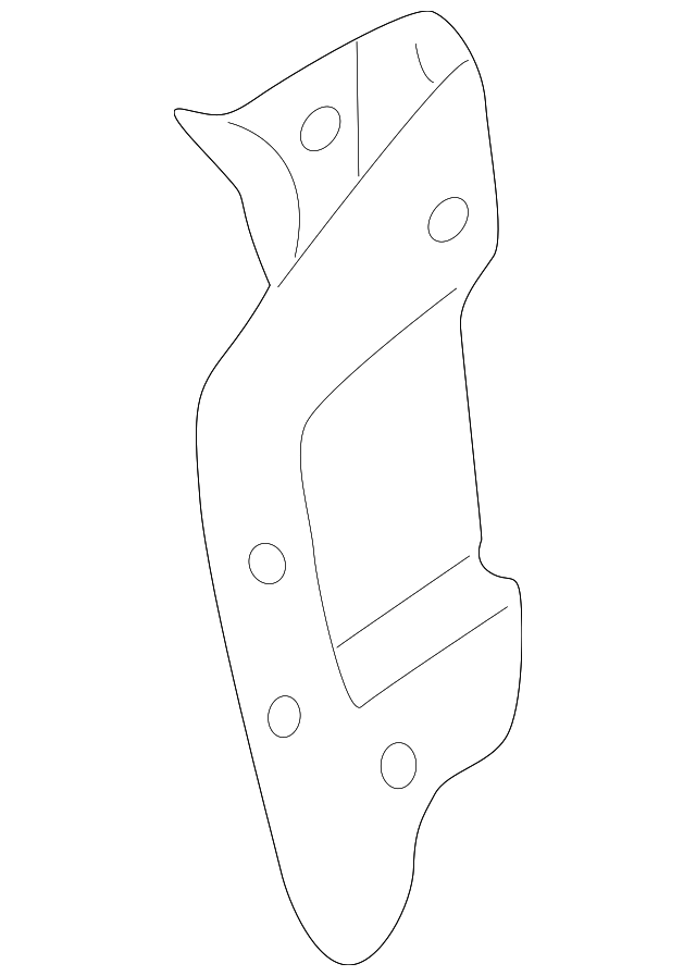 8614056 Деталь MOUNT BRACKET, LEFT