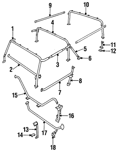 Defender 90 ROOF & COMPONENTS