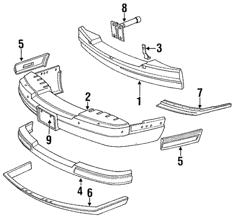 Town Car BUMPER & COMPONENTS - FRONT