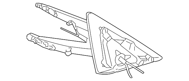 997-731-219-02-G2L Деталь MIRROR SUPPORT, LEFT