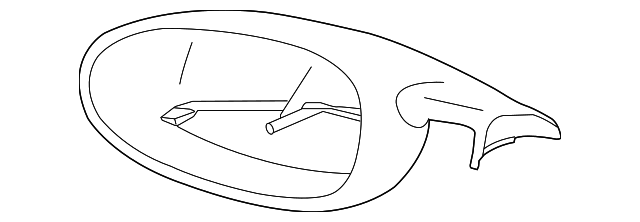 997-731-619-00-G2L Деталь MIRROR HOUSING, LEFT