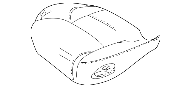 GNC4418EBAGF Деталь CUSHION COVER, RIGHT