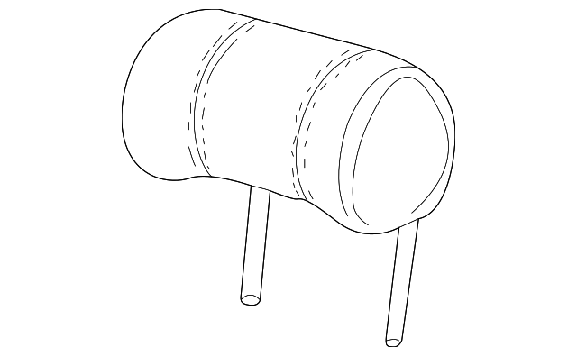 GNA5151DANED Деталь HEADREST, RIGHT
