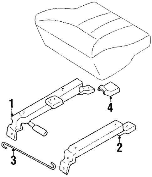 Tracks & Components for 1995 Nissan Quest #1
