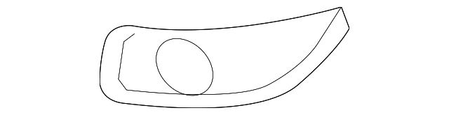 15853500 Деталь LAMP BEZEL, RIGHT