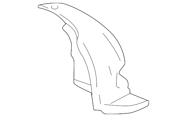 1W6Z-16103-AA Деталь FENDER LINER, LEFT