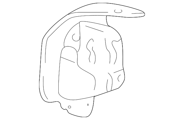 1W6Z-16102-BA Деталь FENDER LINER, RIGHT