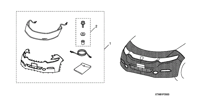 ACCESSORIES/FULL NOSE MASK (1) for 2011 Honda INSIGHT #1