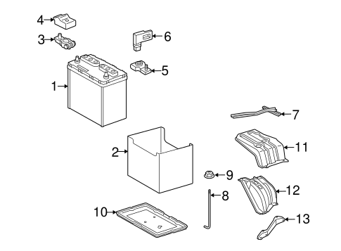 ELECTRICAL/BATTERY for 2015 Toyota RAV4 #1
