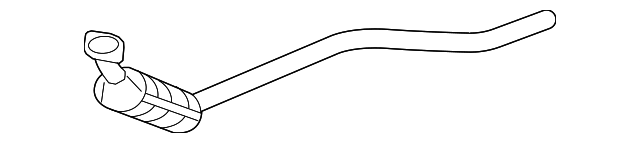 C2Z25313 Деталь CONVERTER & PIPE, LEFT