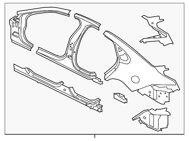 T2H11488 Деталь UNISIDE ASSY, LEFT