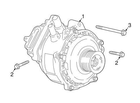 Alternator for 2018 GMC Sierra 1500 #1