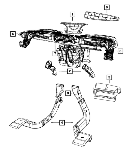 Air Ducts for 2015 Jeep Compass #0