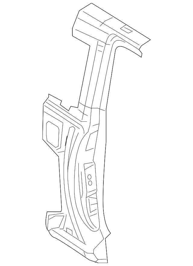 8S4Z-6328364-A Деталь LOCK PLR REINF, RIGHT