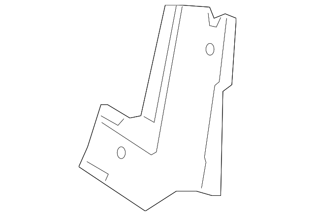 8S4Z63613C32A Деталь SEAT BELT REINF, RIGHT