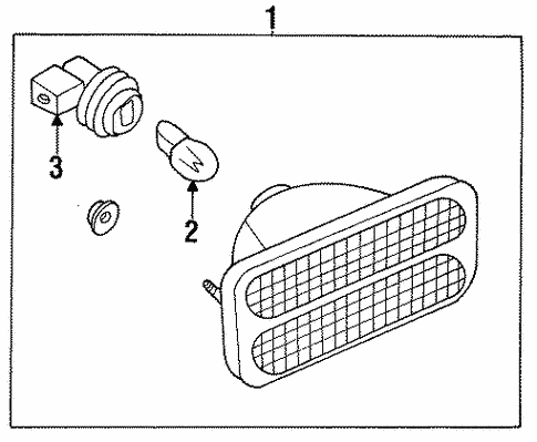 Backup Lamps for 1995 Nissan Quest #0