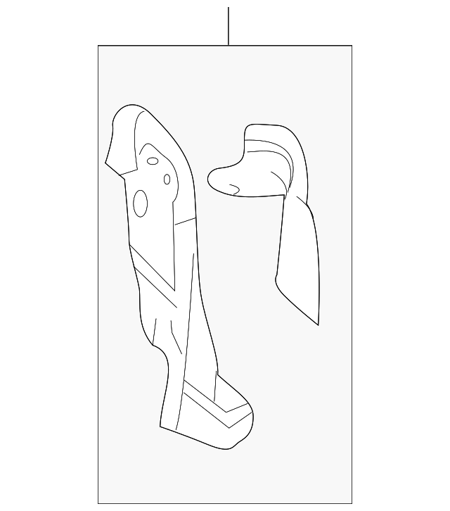 92195891 Деталь TAIL LAMP PANEL, LEFT