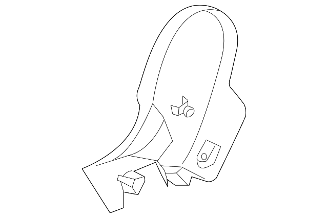 CV6Z-5462187-CD Деталь FINISH PANEL, LEFT