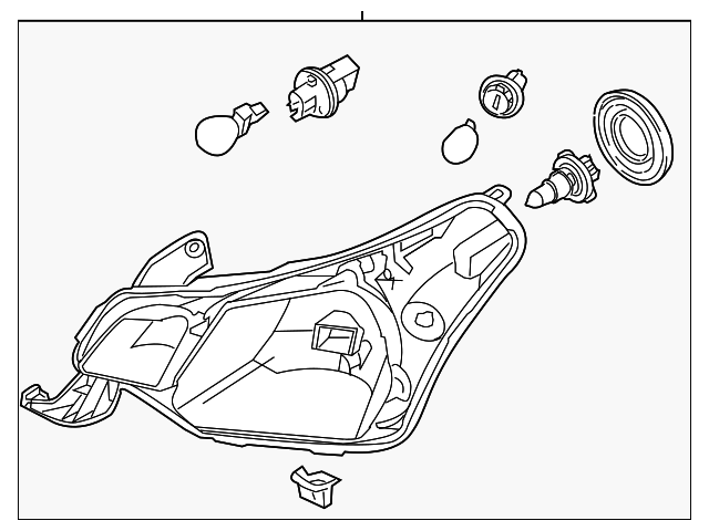 9S4Z-13008-D Деталь HEADLAMP, LEFT