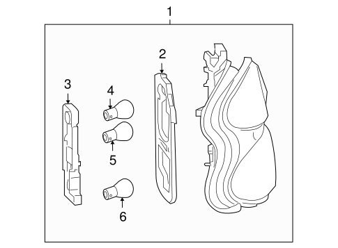 Tail Lamps for 2014 Smart Fortwo #0