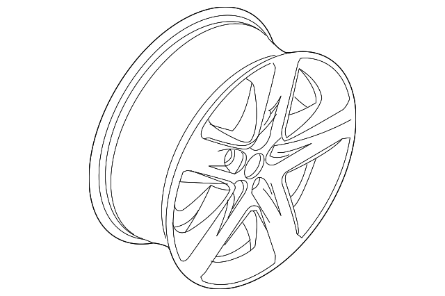 AE5Z-1007-A WHEEL, ALLOY