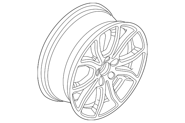 AE5Z-1007-C WHEEL, ALLOY