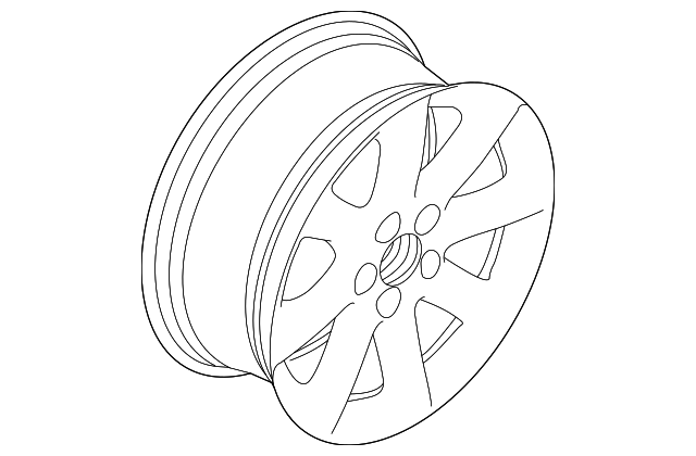 BE5Z-1007-A WHEEL, ALLOY