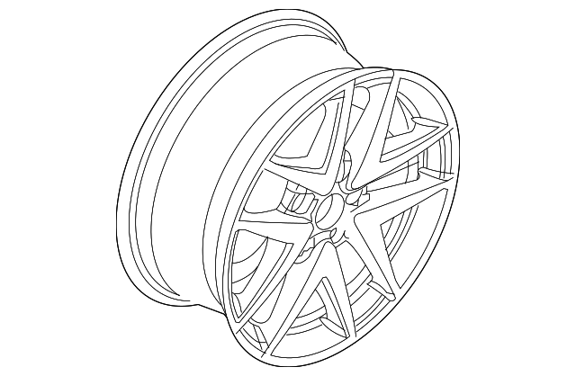 9E5Z-1007-B WHEEL, ALLOY