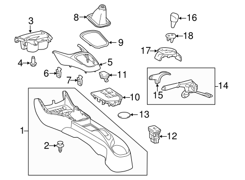BODY/CONSOLE for 2016 Toyota Yaris #1
