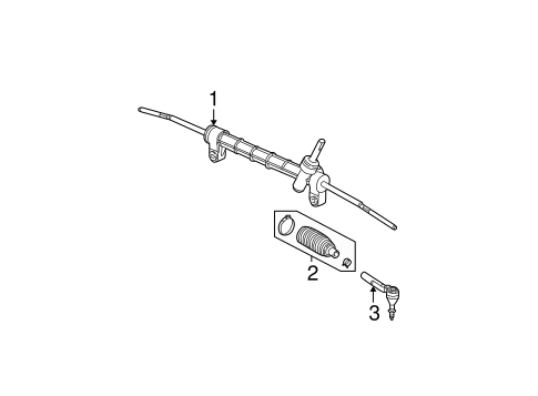 Ion STEERING GEAR & LINKAGE 3