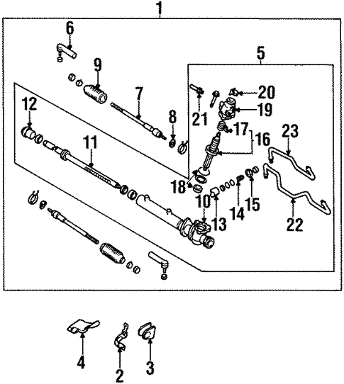 Steering/Steering Gear & Linkage for 1999 Nissan Maxima #2