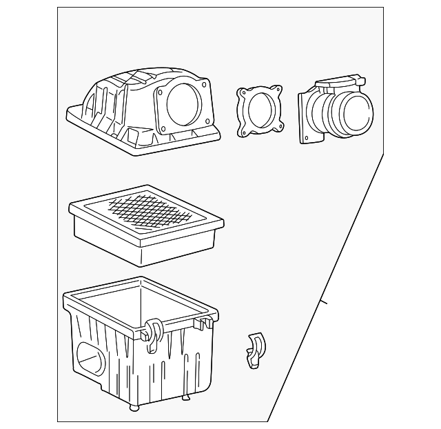 YL5Z9600AB Деталь AIR CLEANER ASSY