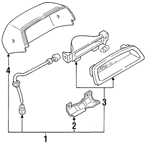 Tracer HIGH MOUNT LAMPS