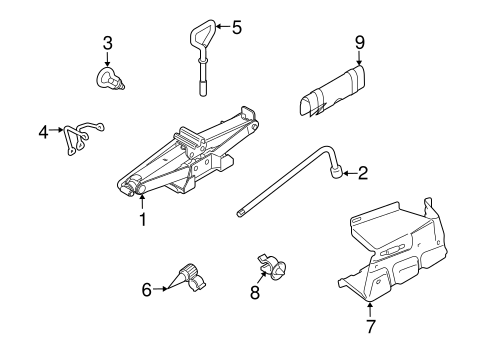 Body/Jack & Components for 2013 Ford Transit Connect #1