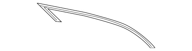 996-537-077-02 Деталь WINDSHIELD FRAME SEAL, LEFT