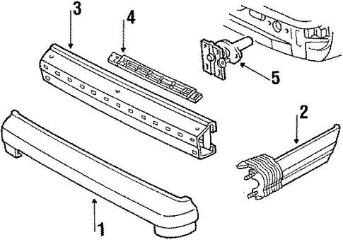 Tempo BUMPER & COMPONENTS - REAR