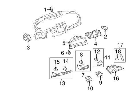 HVAC/AUTOMATIC TEMPERATURE CONTROLS for 2009 Toyota Camry #1